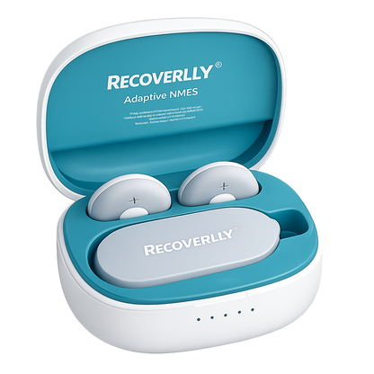 RECOVERRLLLY® Adaptive NMES Schmerztherapie-System für Rücken, Nacken & Schultern