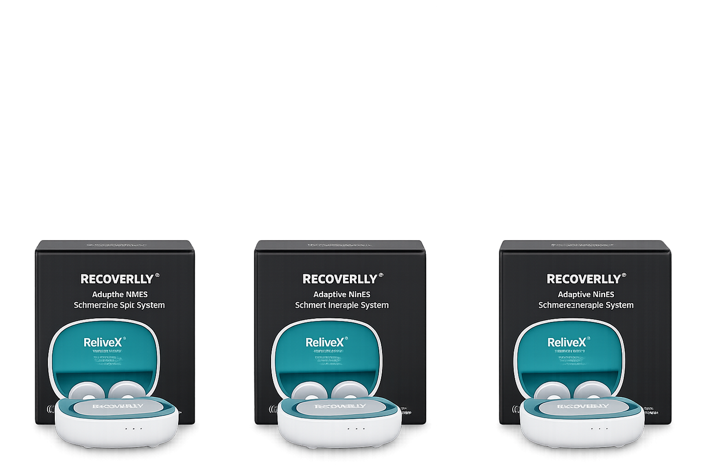 RECOVERRLLLY® Adaptive NMES Schmerztherapie-System für Rücken, Nacken & Schultern