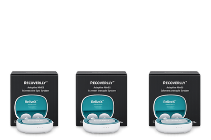RECOVERRLLLY® Adaptive NMES Schmerztherapie-System für Rücken, Nacken & Schultern
