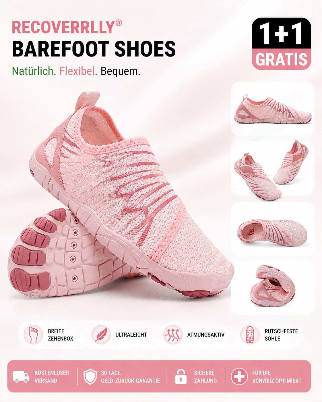 Recoverrlly® Unisex Barfußschuhe | 1+1 GRATIS