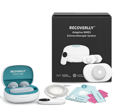 RECOVERRLLLY® Adaptive NMES Schmerztherapie-System für Rücken, Nacken & Schultern