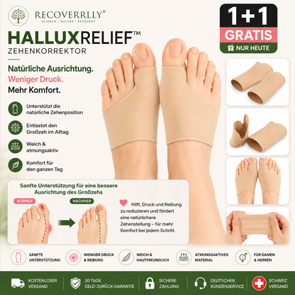 Recoverrlly® HalluxKomfort™ | 1+1 GRATIS